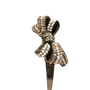 Elegant Bow Headband with Rhinestones